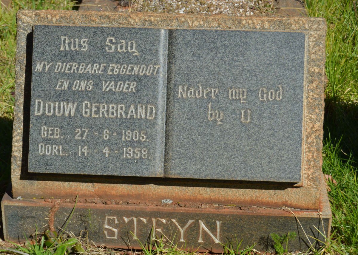 STEYN Douw Gerbrand 1905-1958