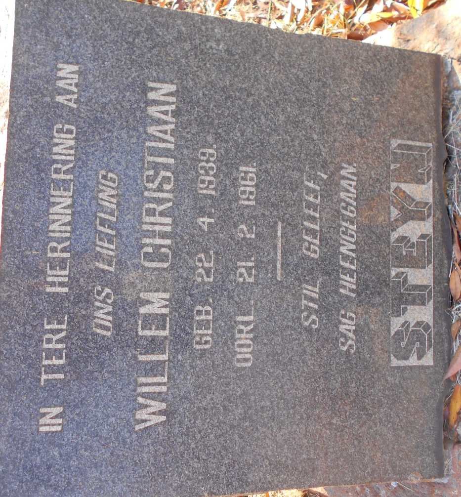 STEYN Willem Christiaan 1939-1961