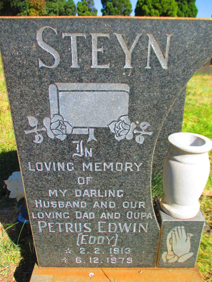 STEYN Petrus Edwin 1913-1979