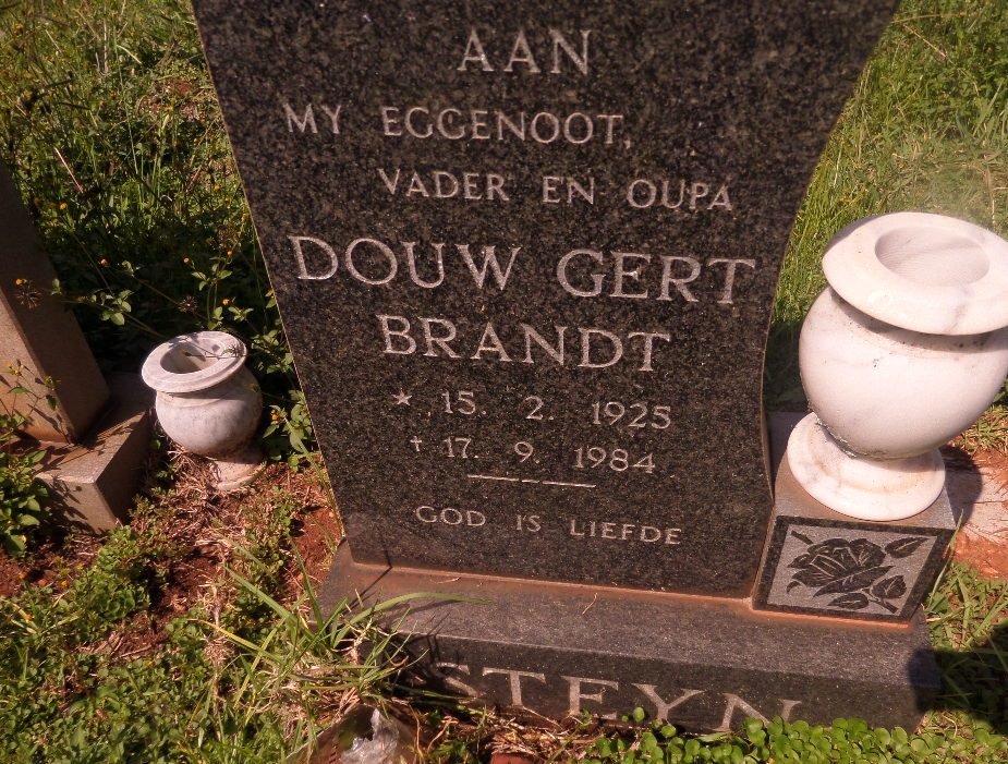 STEYN Douw Gert Brandt 1925-1984