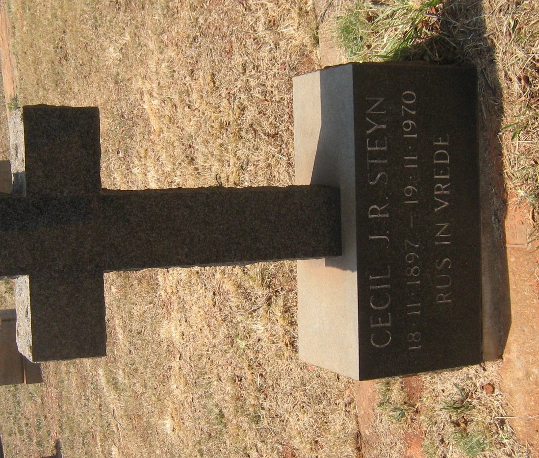 STEYN Cecil J.R. 1897-1970