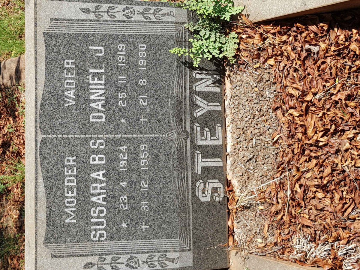 STEYN Daniël J. 1919-1980 &amp; Susara B.S. 1924-1959
