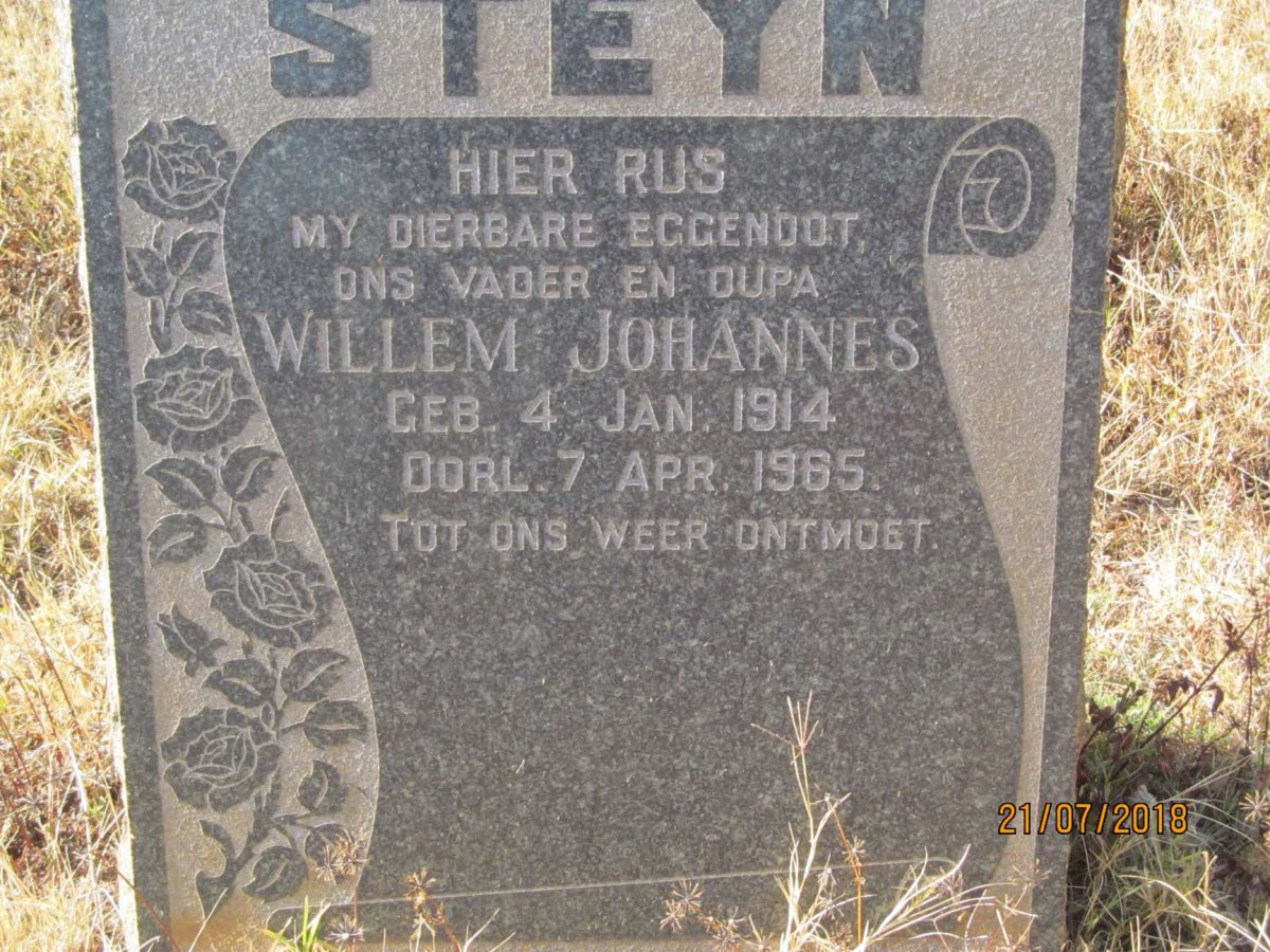 STEYN Willem Johannes 1914-1965
