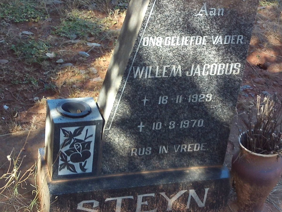 STEYN Willem Jacobus 1929-1970