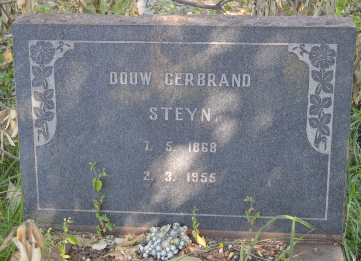 STEYN Douw Gerbrand 1868-1955