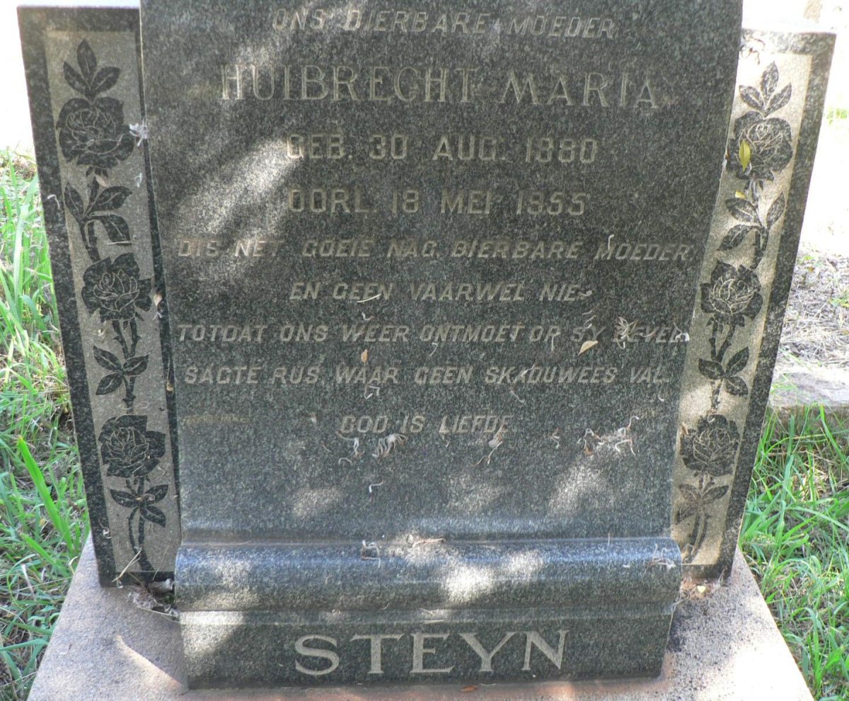 STEYN Huibrecht Maria 1880-1955