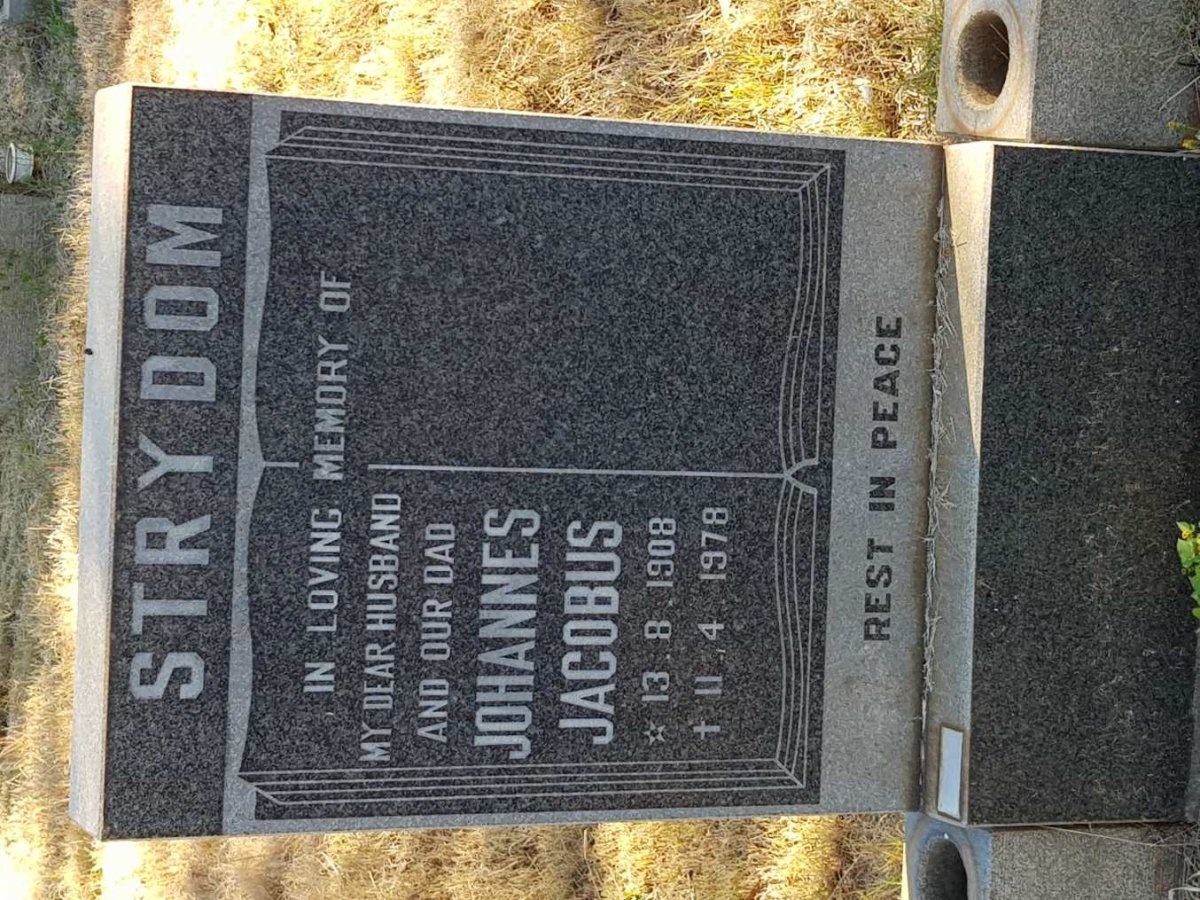 STRYDOM Johannes Jacobus 1908-1978