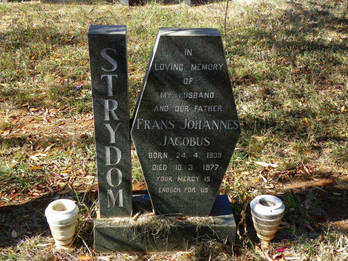 STRYDOM Frans Johannes Jacobus 1939-1977