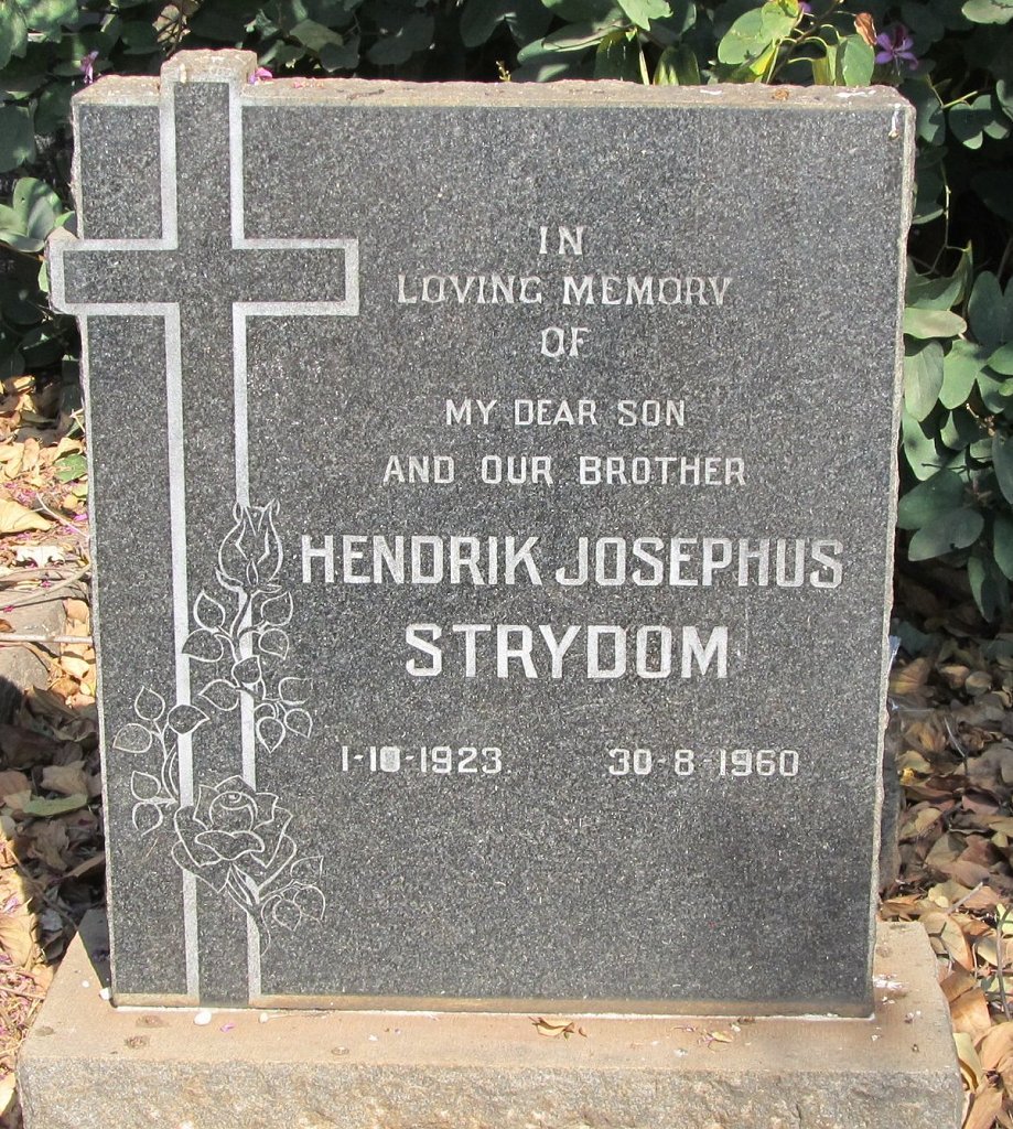 STRYDOM Hendrik Josephus 1923-1960