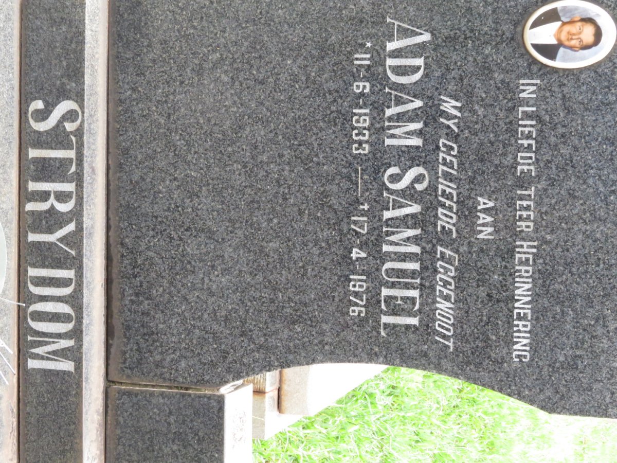 STRYDOM Adam Samuel 1933-1976