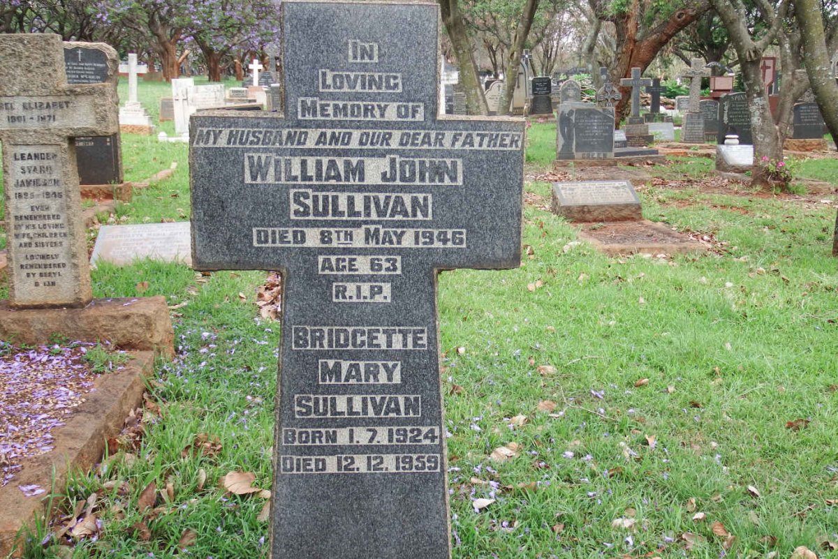 SULLIVAN William John -1946 :: SULLIVAN Bridgette Mary 1924-1959