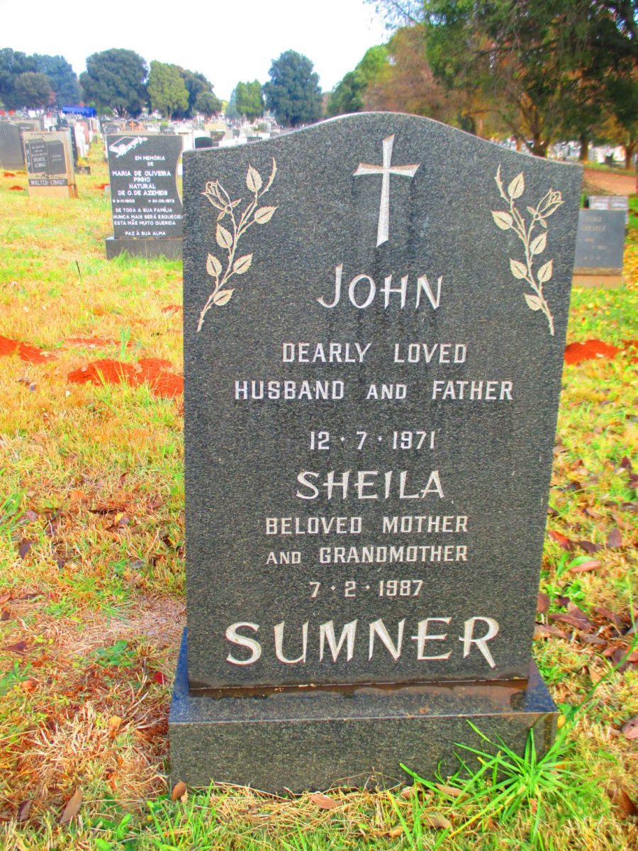 SUMNER John -1971 &amp; Sheila -1987