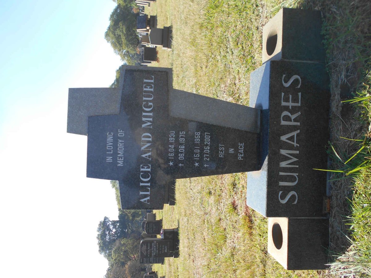 SUMARES Alice 1930-1975 :: SUMARES Miguel 1956-2007