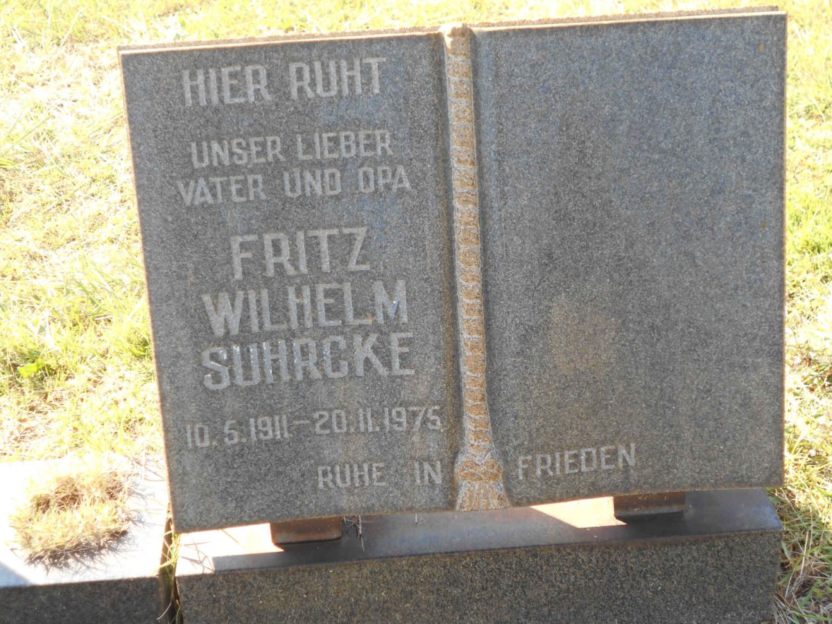 SUHRCKE Fritz Wilhelm 1911-1975