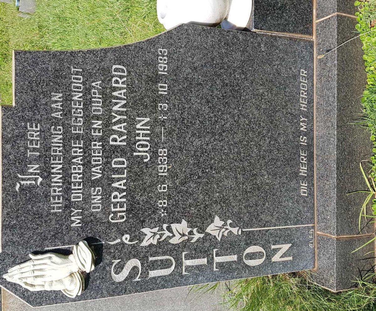 SUTTON Gerald Raynard John 1938-1983