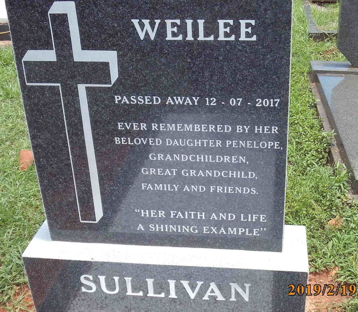 SULLIVAN Weilee -2017