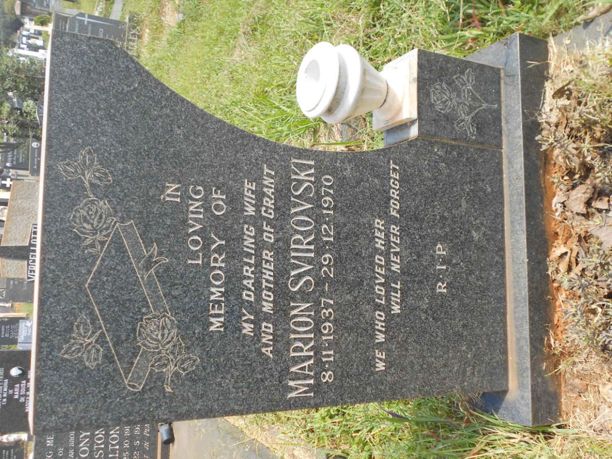 SVIROVSKI Marion 1937-1970