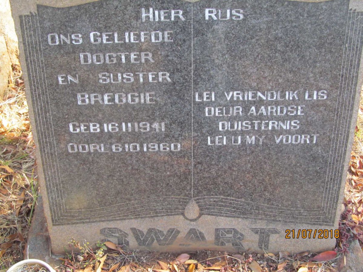 SWART Breggie 1941-1960