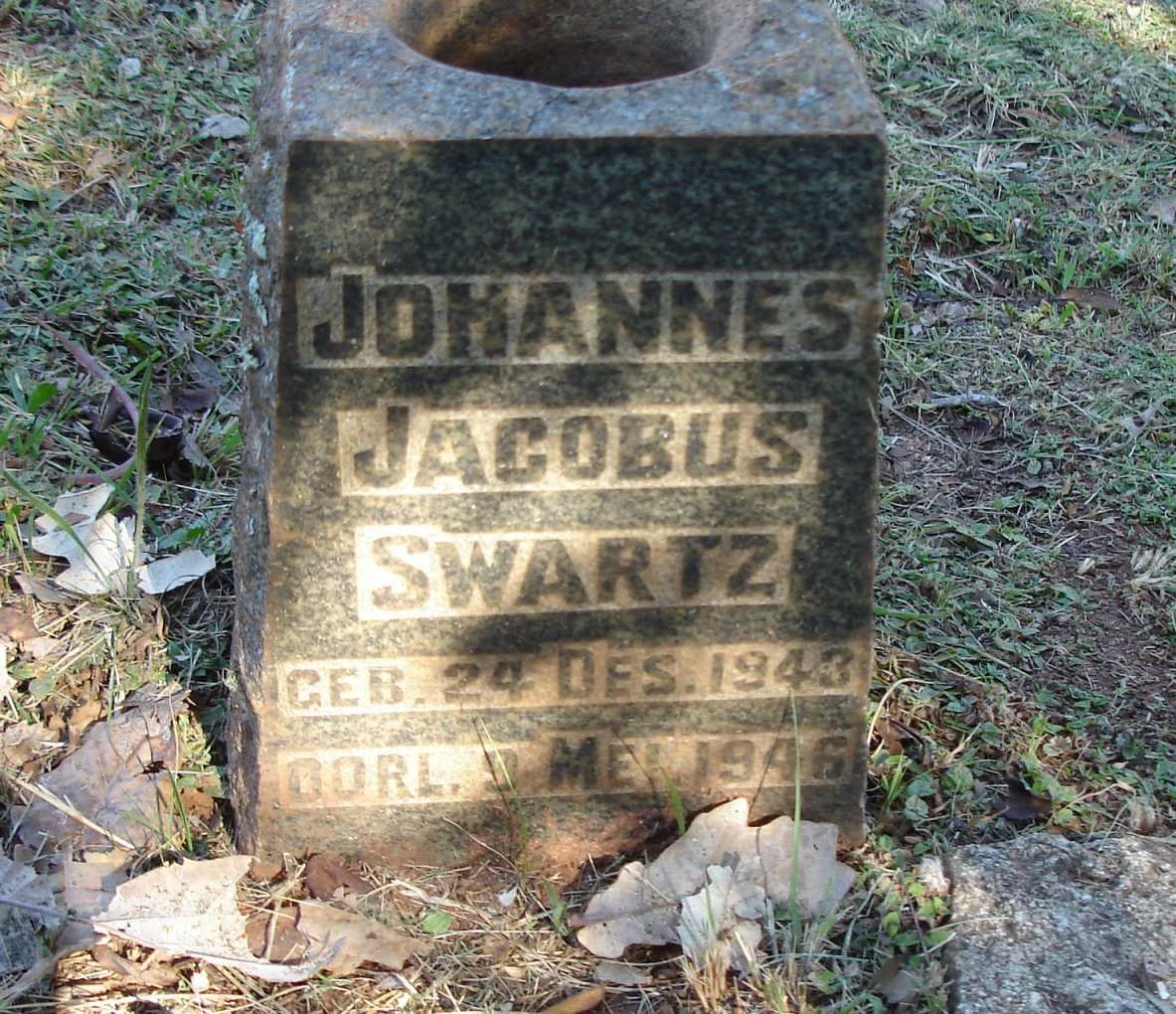 SWARTZ Johannes Jacobus 1943-1946