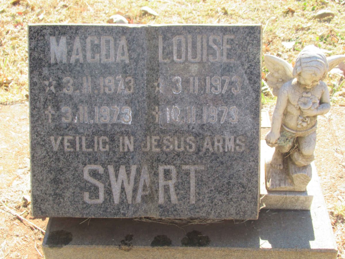 SWART Magda 1973-1973 :: SWART Louise 1973-1973