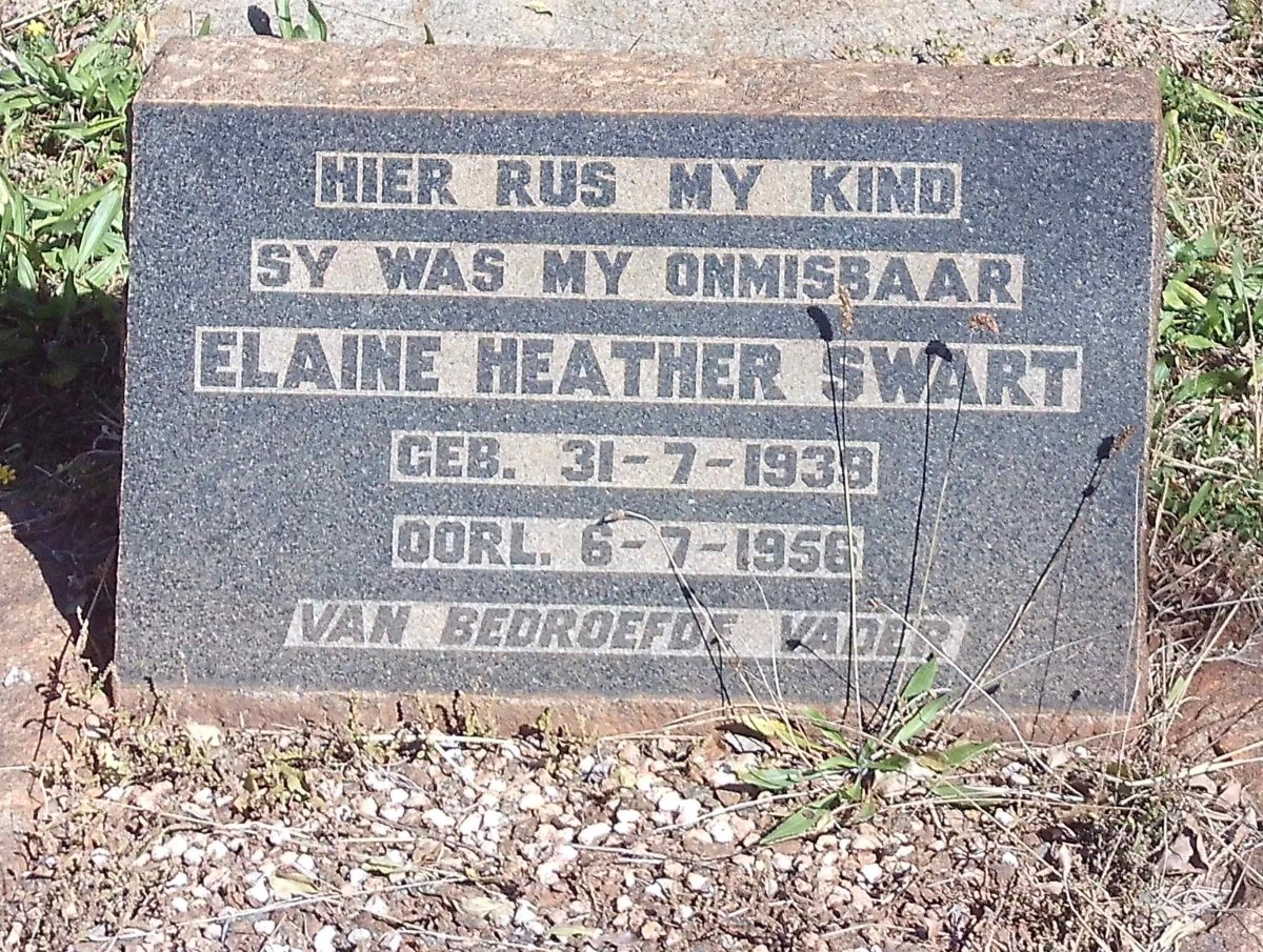 SWART Elaine Heather 1939-1956