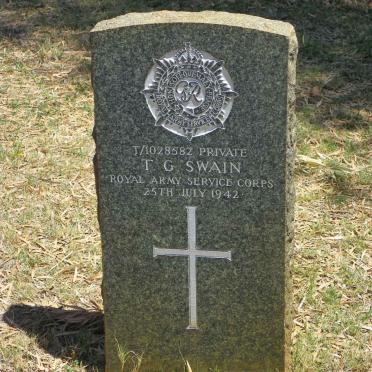 SWAIN T.G. -1942