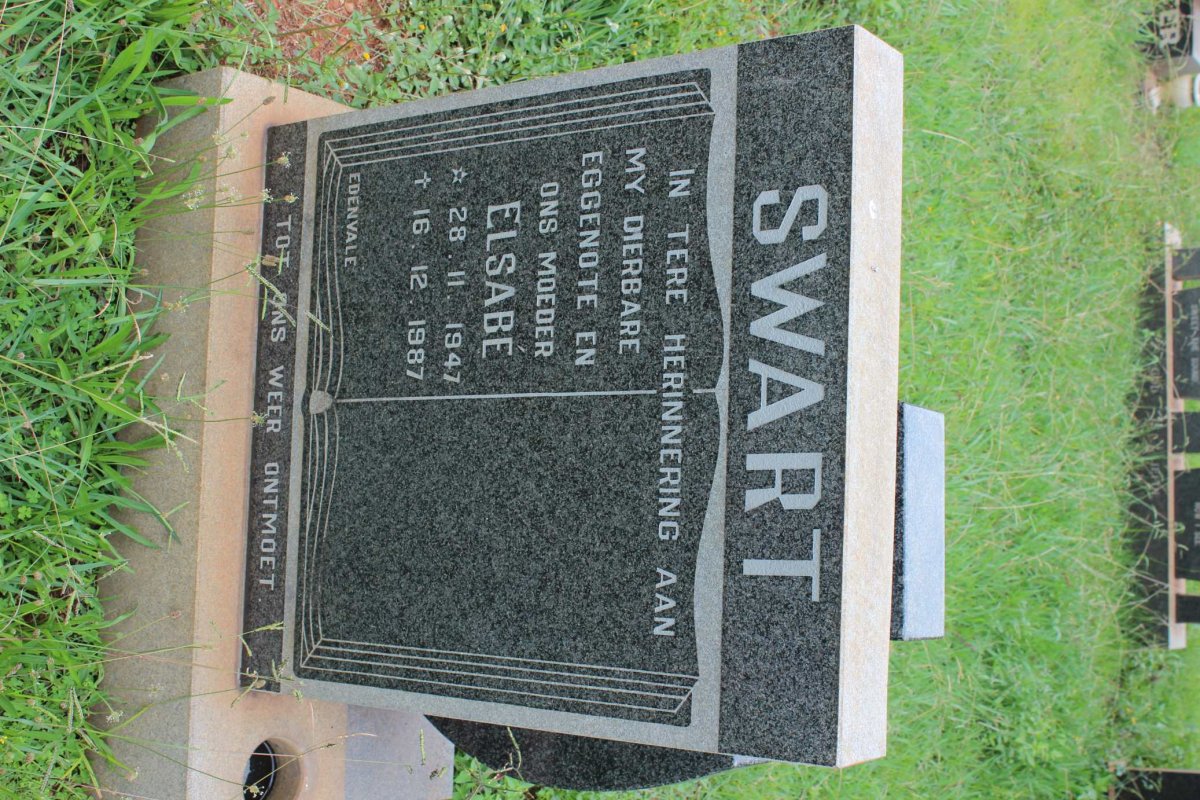 SWART Elsabé 1947-1987