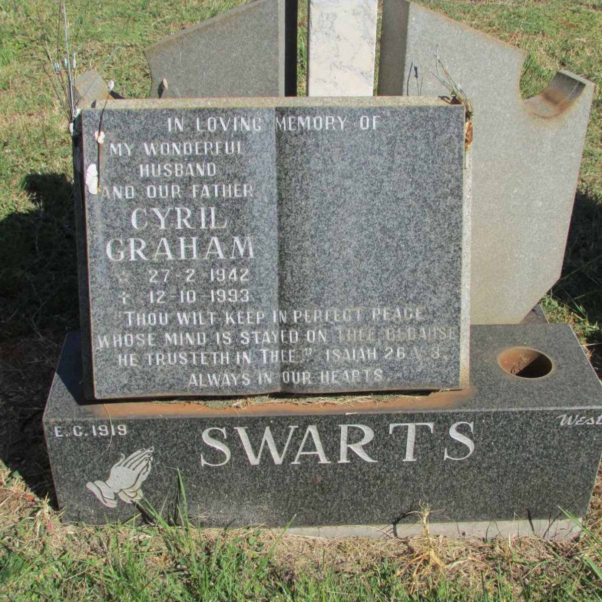 SWARTS Cyril Graham 1942-1993