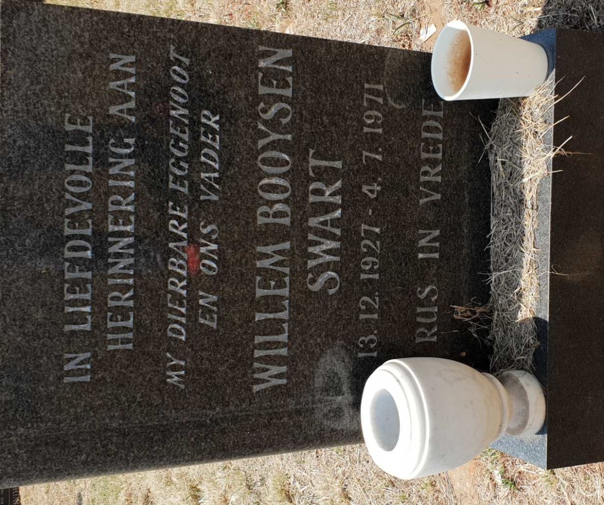 SWART Willem Booysen 1927-1971