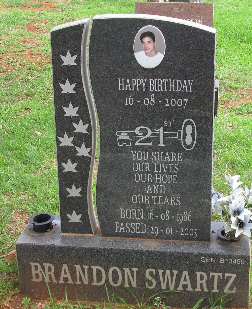 SWARTZ Brandon 1986-2005