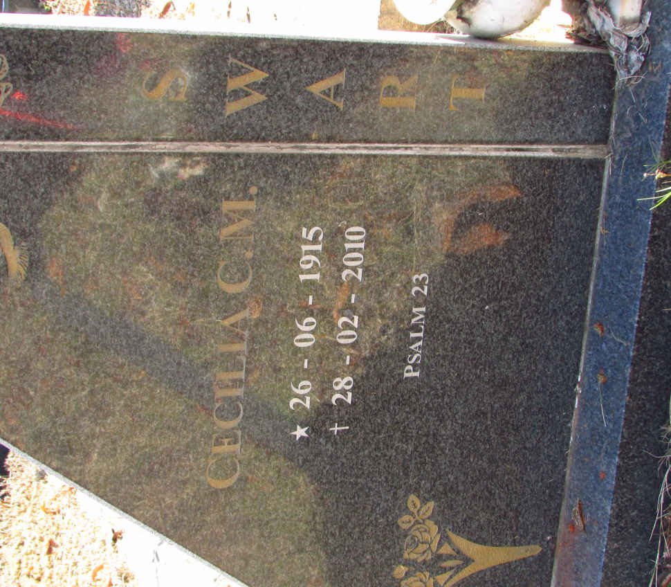SWART Cecilia C.M. 1915-2010