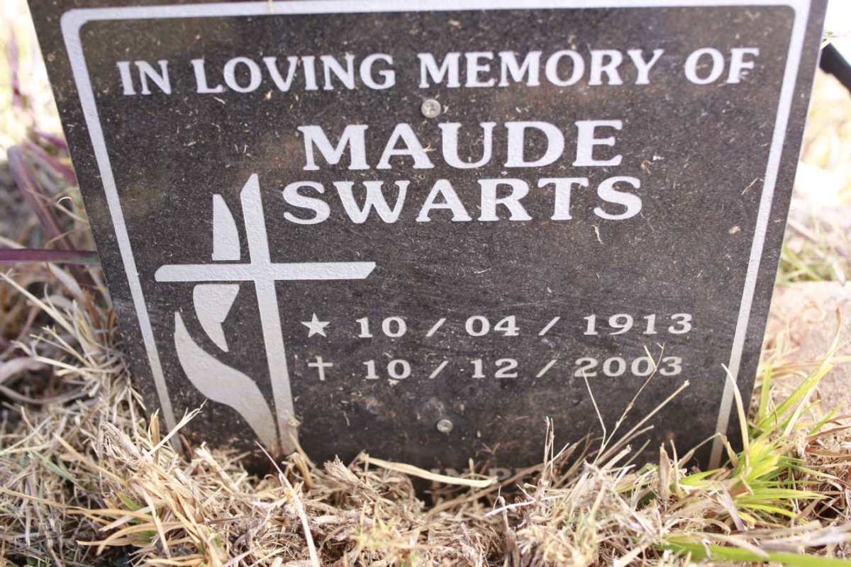SWARTS Maude 1913-2003