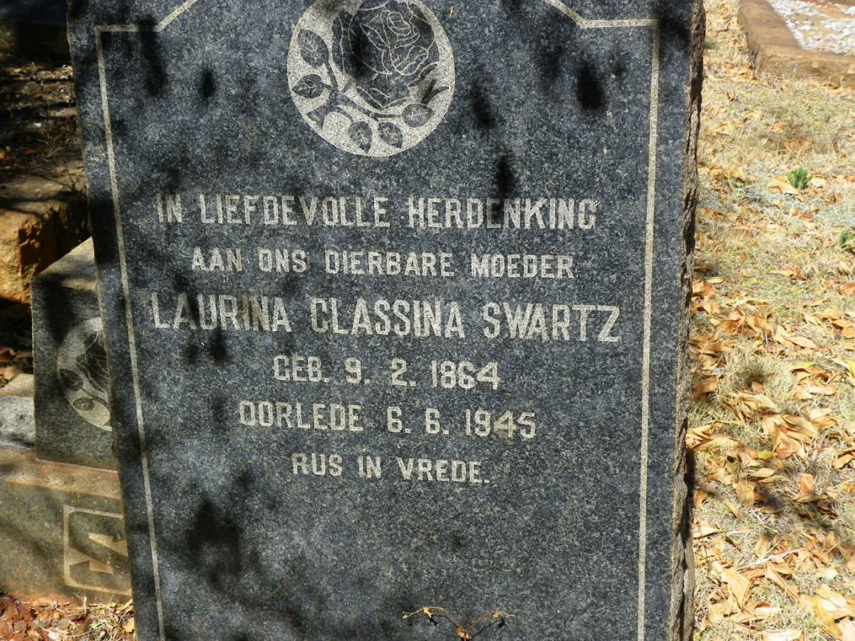SWARTZ Laurina Classina 1864-1945