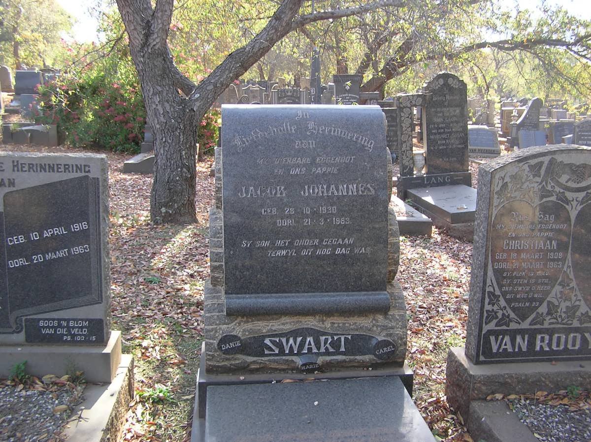 SWART Jacob Johannes 1930-1963