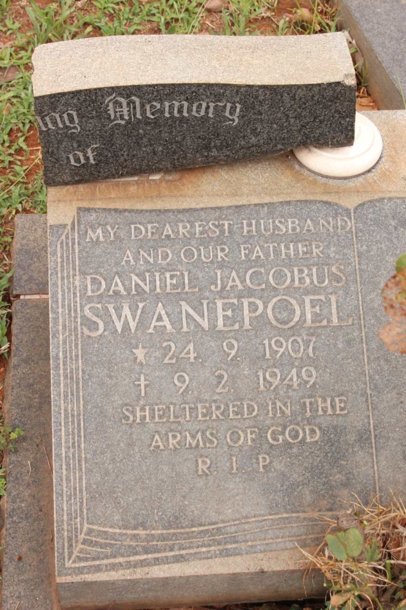 SWANEPOEL Daniel Jacobus 1907-1949