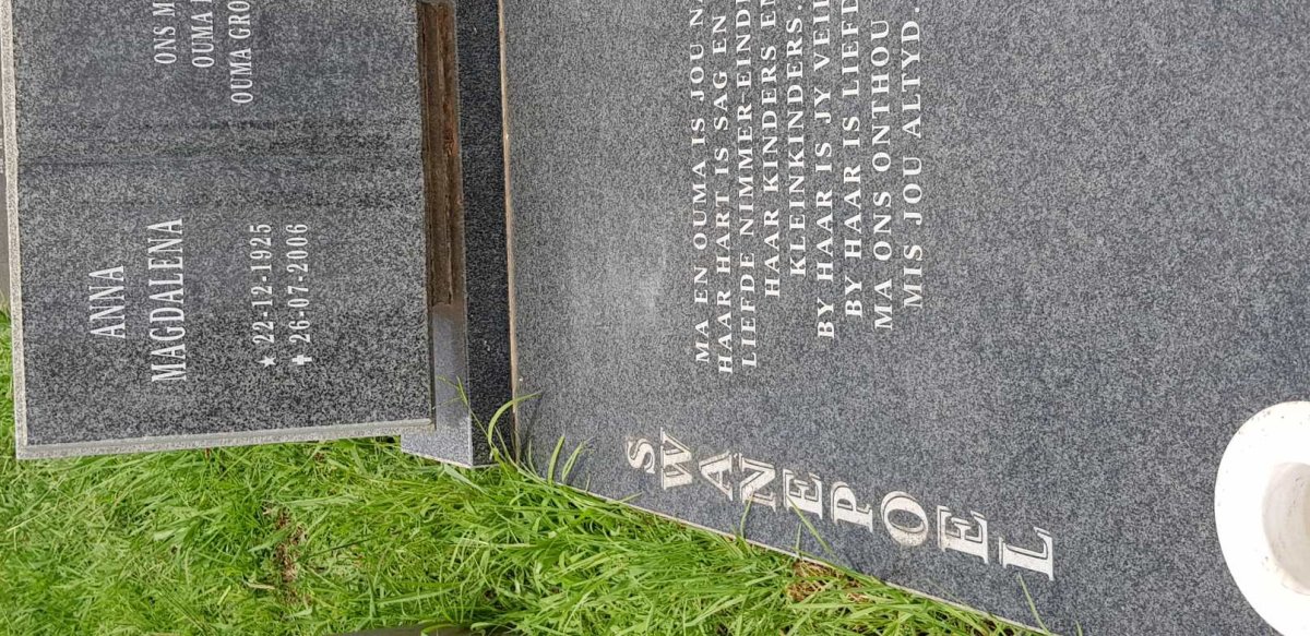SWANEPOEL Anna Magdalena 1925-2006