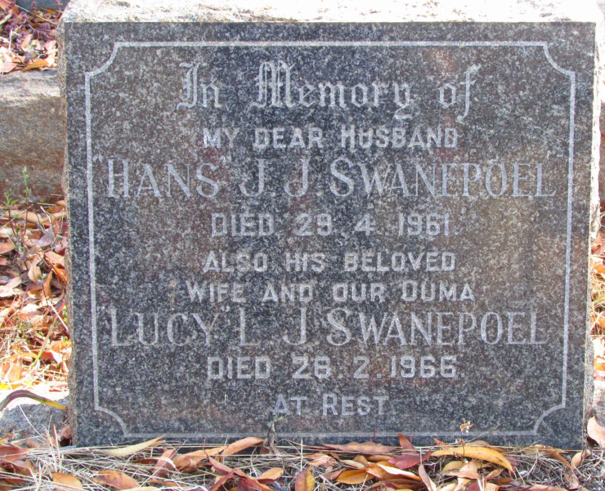 SWANEPOEL J.J. -1961 &amp; L.J. -1966