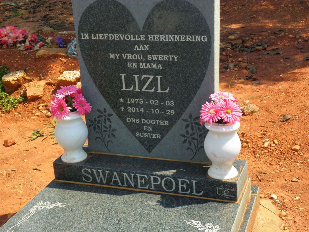 SWANEPOEL Lizl 1975-2014