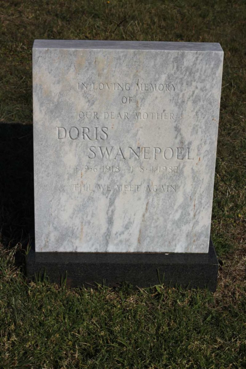 SWANEPOEL Doris 1918-1982