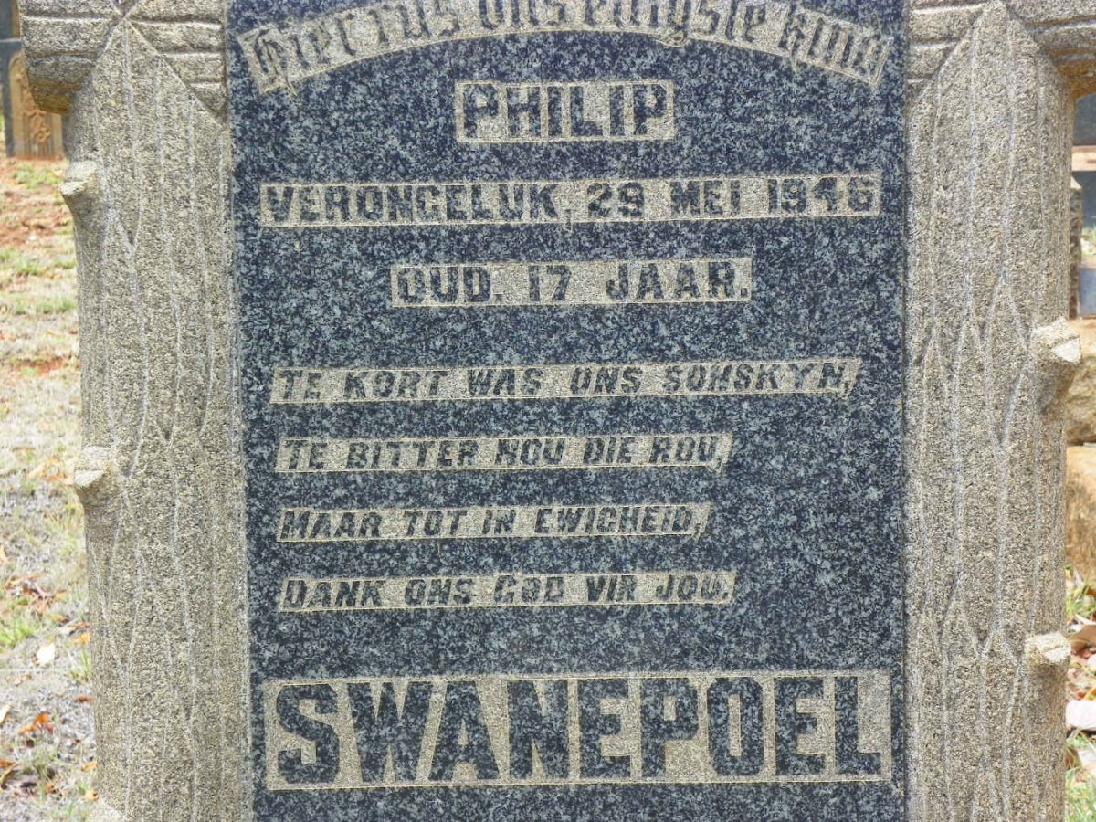 SWANEPOEL Philip -1946