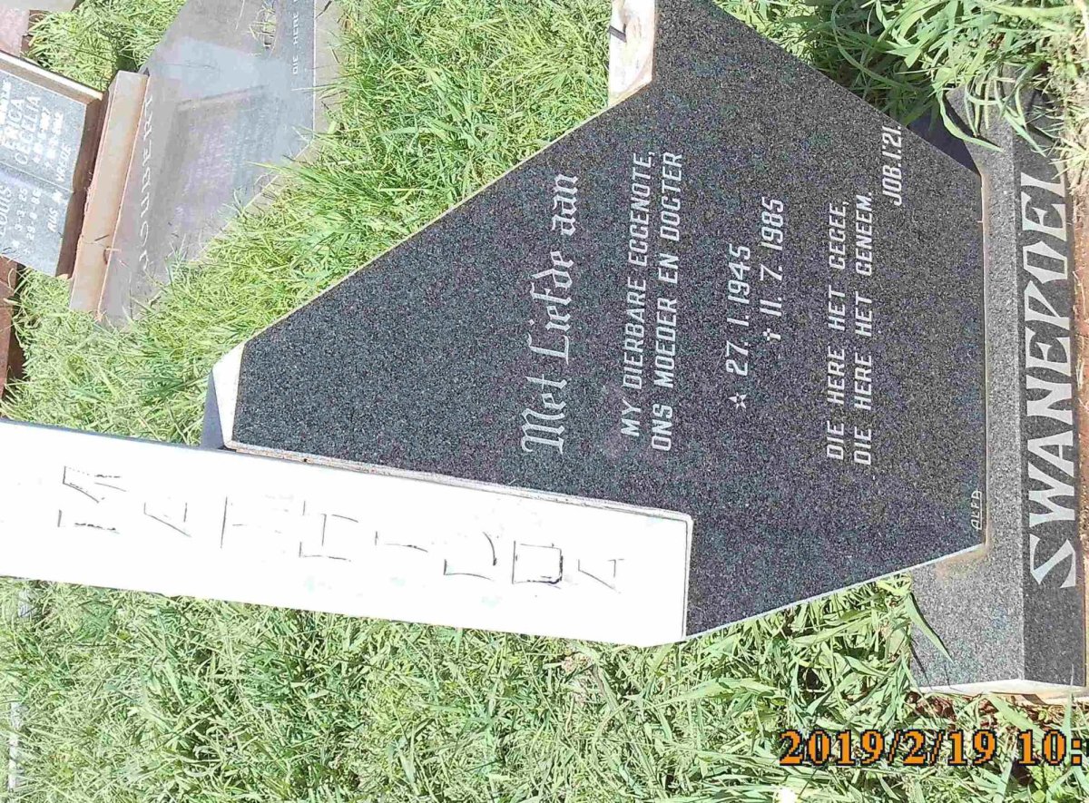 SWANEPOEL Mathilda 1945-1985