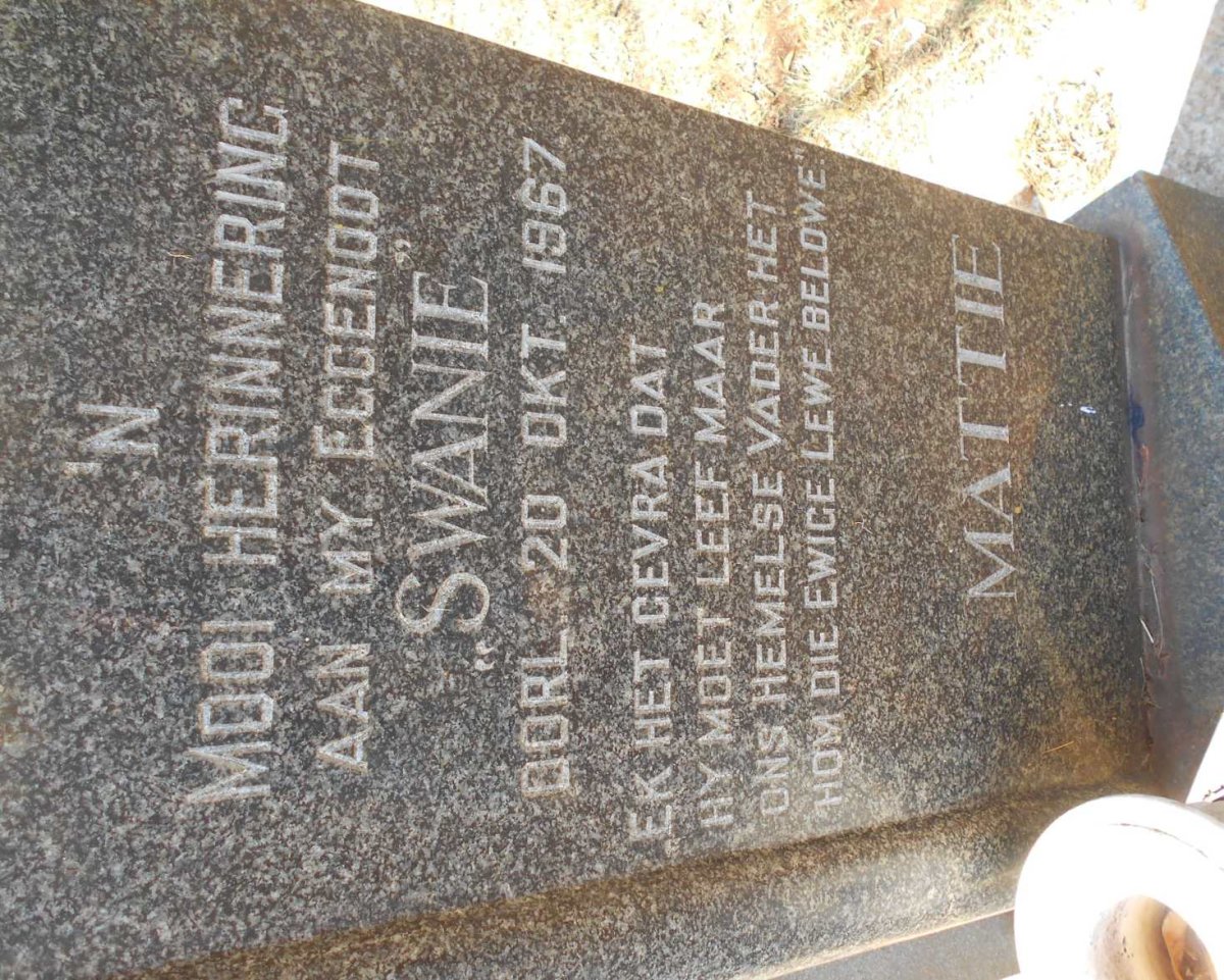 SWANEPOEL Swannie -1967