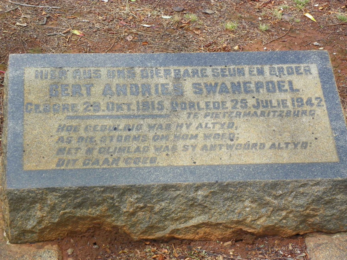 SWANEPOEL Gert Andries 1915-1942