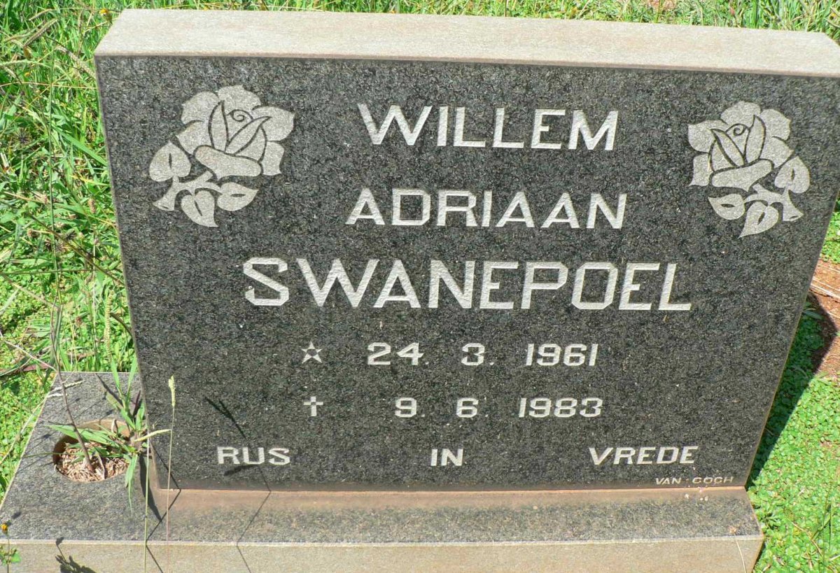 SWANEPOEL Willem Adriaan 1961-1983