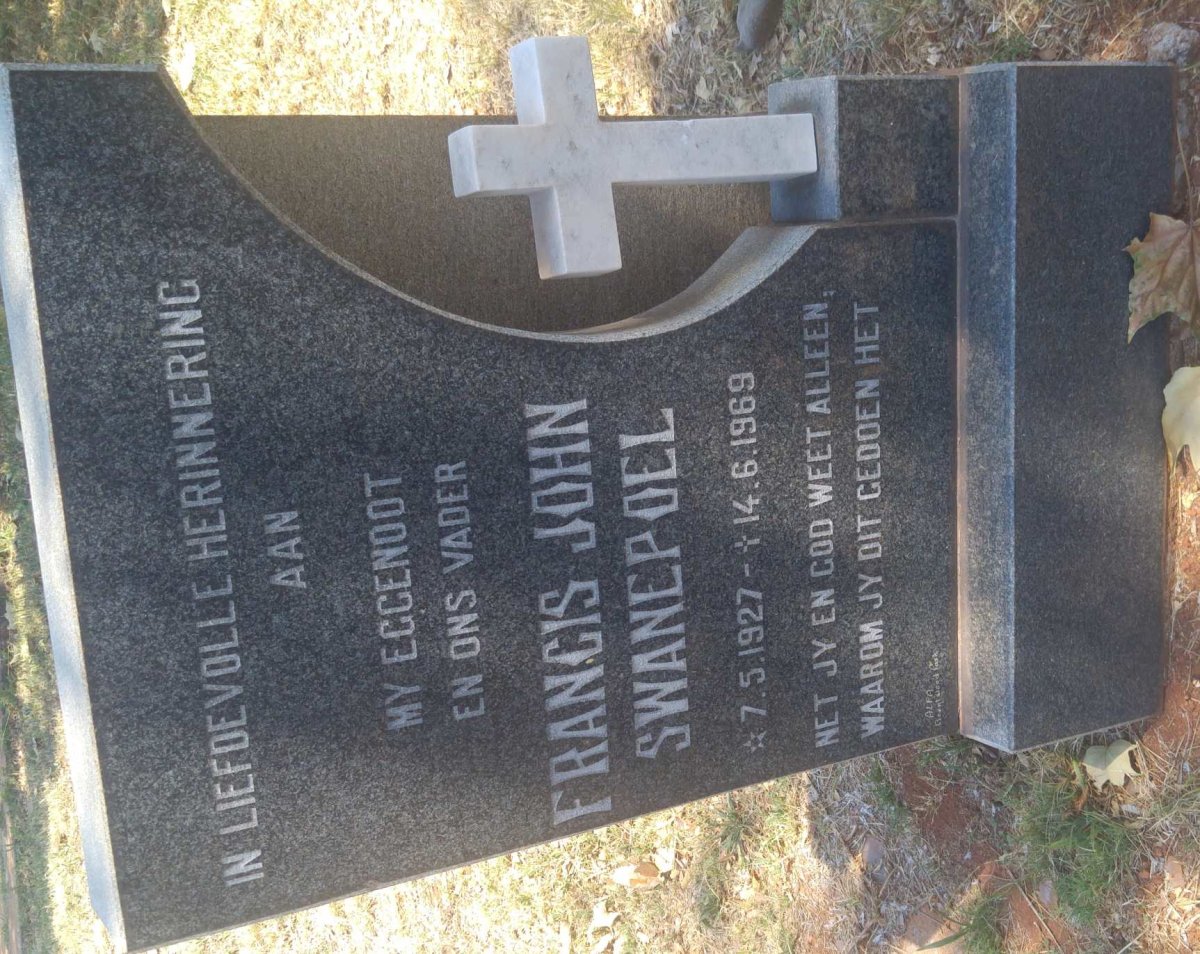 SWANEPOEL Francis John 1927-1969