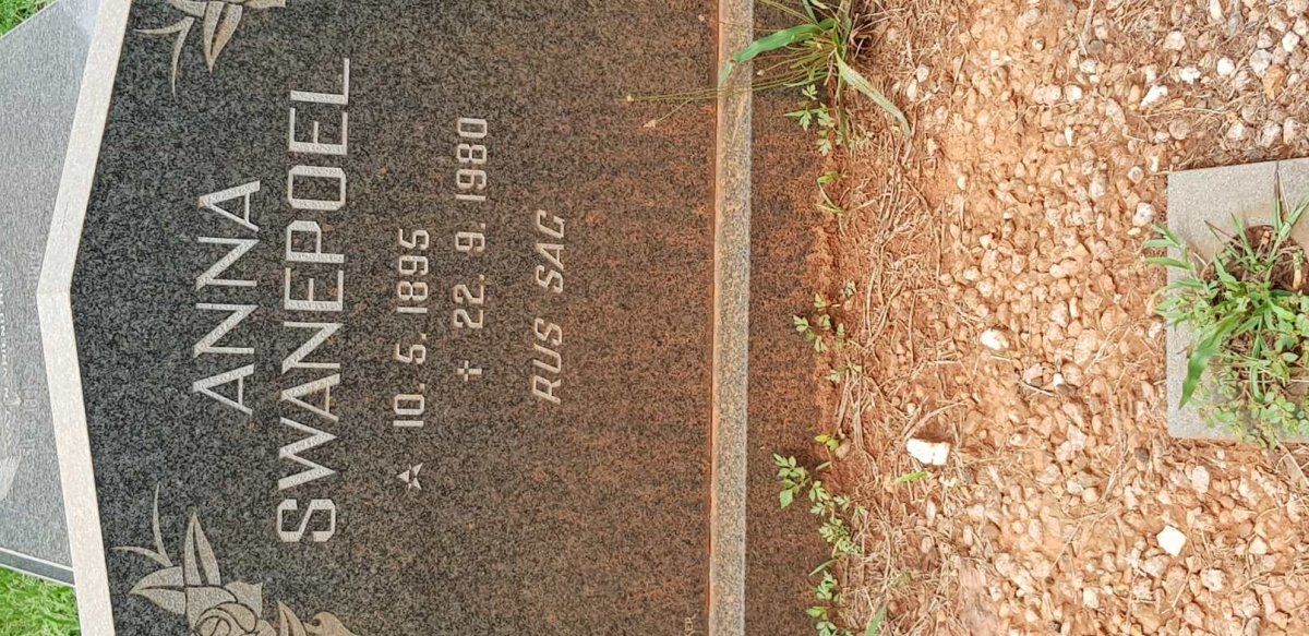 SWANEPOEL Anna 1895-1980