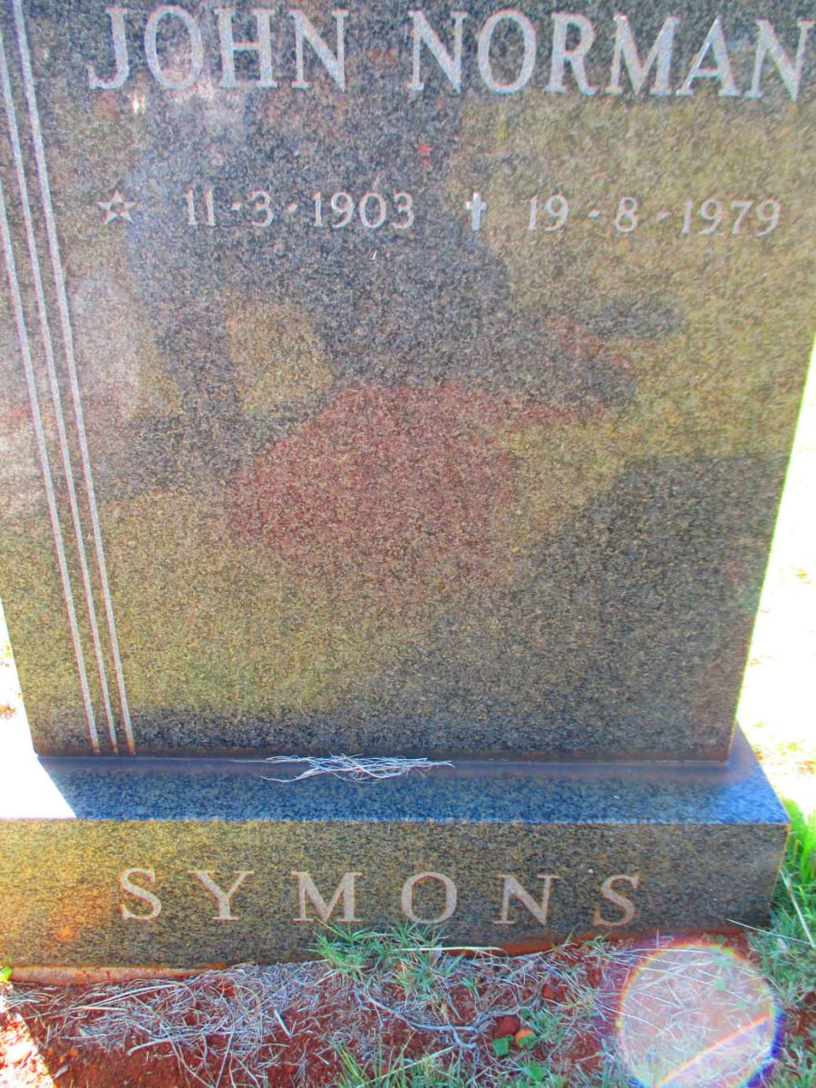 SYMONS John Norman 1903-1979