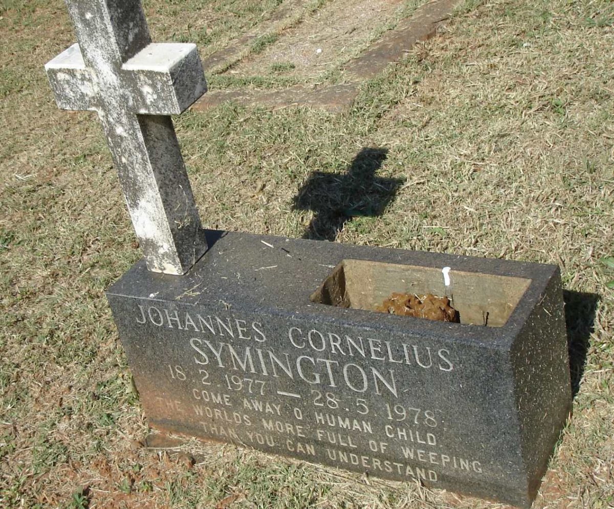 SYMINGTON Johannes Cornelius 1977-1978