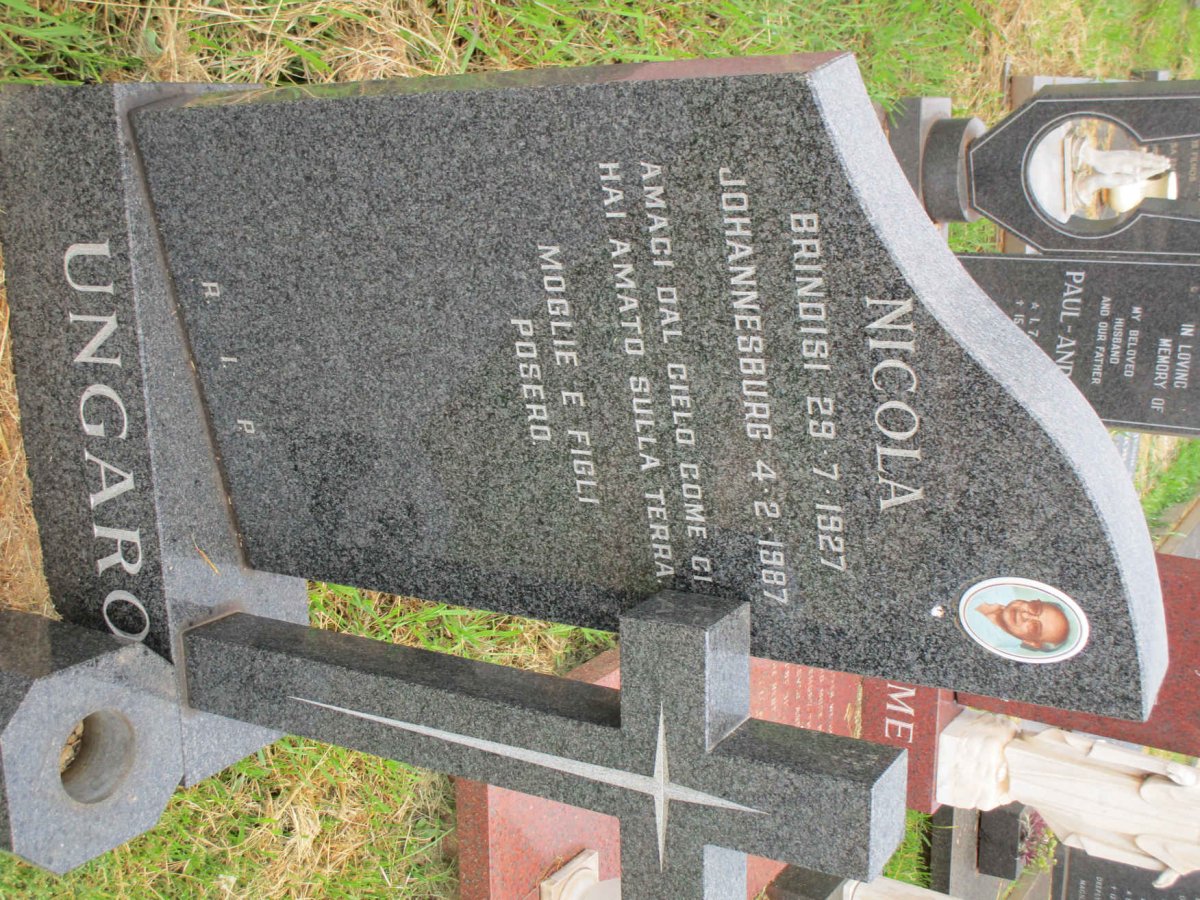 UNGARO Nicola 1927-1987