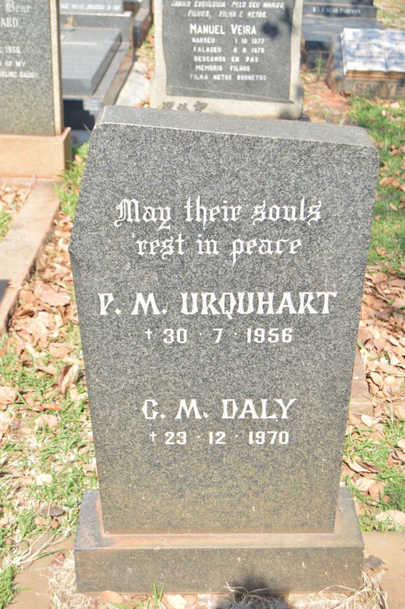 URQUHART P.M. -1956 :: DALY G.M. -1970